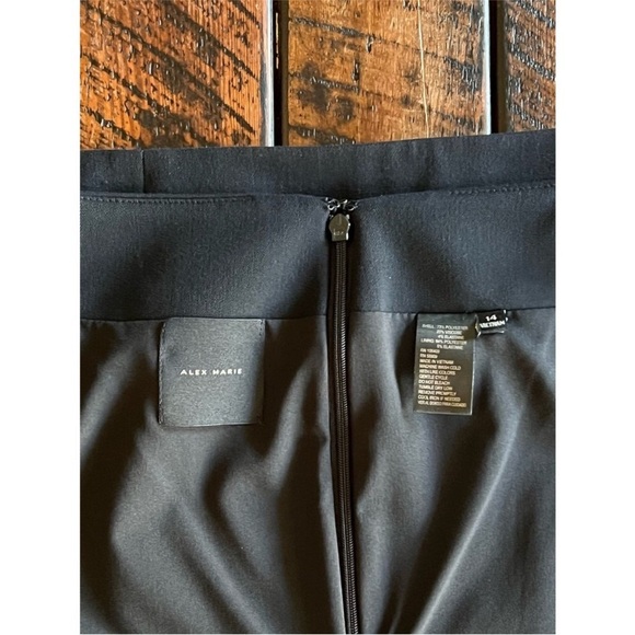 Alex Marie black career pencil skirt size 14 - Picture 13 of 13